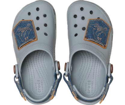 Crocs Toddler Classic Denim Adjustable Backstrap Clog ALT120