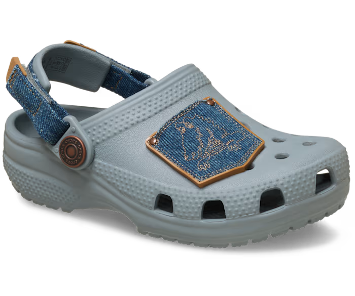 Crocs Toddler Classic Denim Adjustable Backstrap Clog ALT140