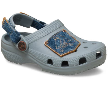 Crocs Toddler Classic Denim Adjustable Backstrap Clog ALT140