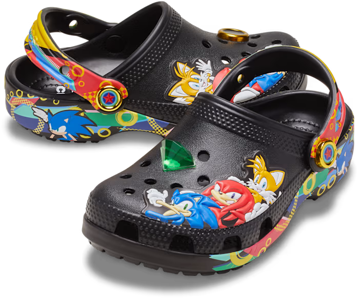 Crocs New Kids' Sonic the Hedgehog Classic Clog ALT110