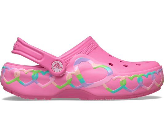 Crocs Kids' Classic Heart Lights Clog ALT100