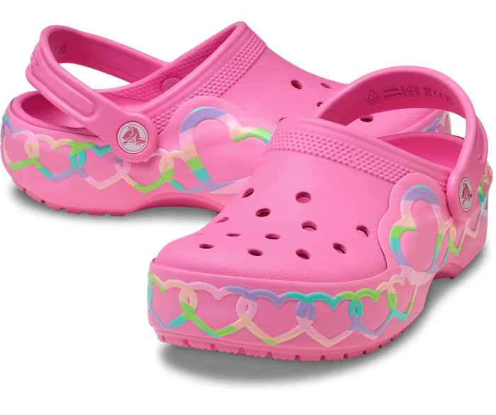 Crocs Kids' Classic Heart Lights Clog ALT110