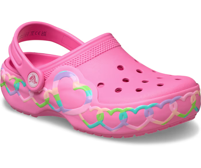 Crocs Kids' Classic Heart Lights Clog ALT140