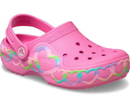 Crocs Kids' Classic Heart Lights Clog ALT140