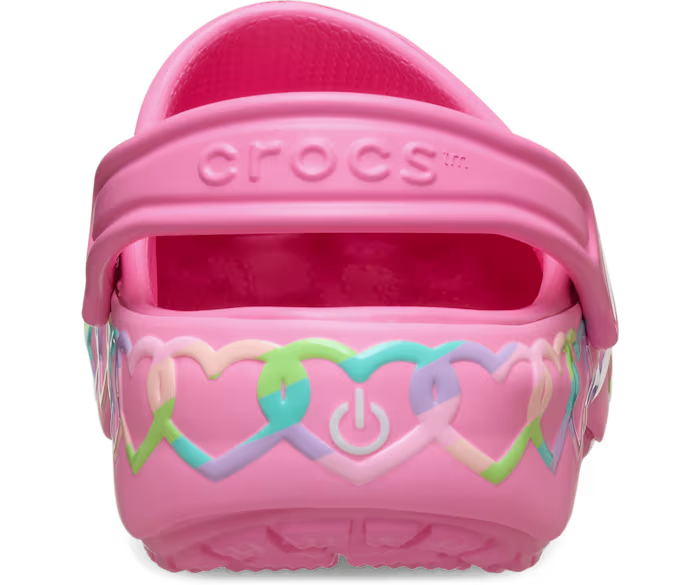 Crocs Kids' Classic Heart Lights Clog ALT160