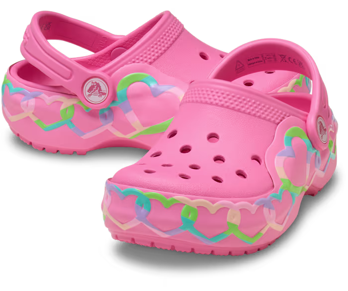 Crocs Toddler Classic Heart Lights Clog ALT110