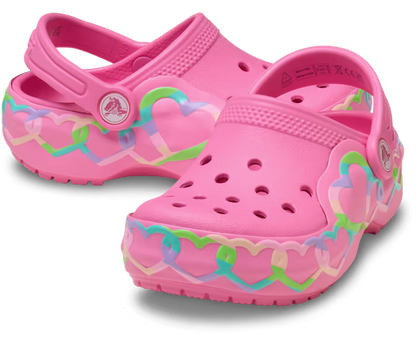 Crocs Toddler Classic Heart Lights Clog ALT110