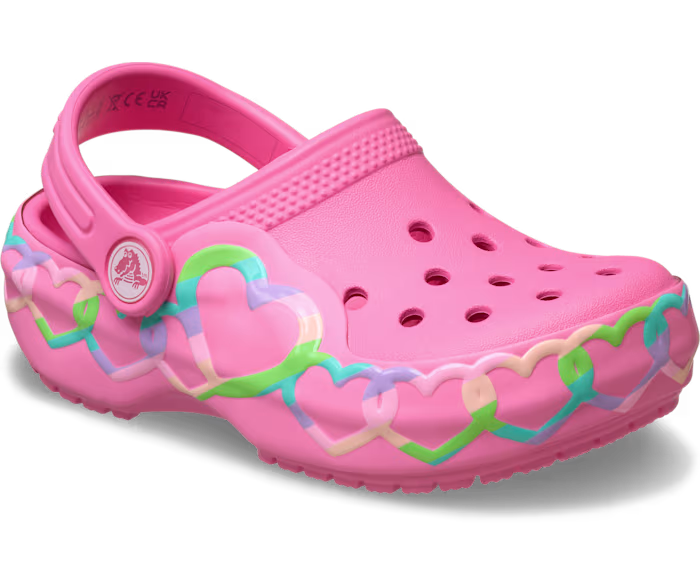 Crocs Toddler Classic Heart Lights Clog ALT140