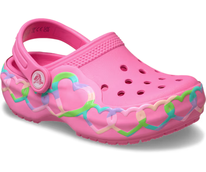 Crocs Toddler Classic Heart Lights Clog ALT140