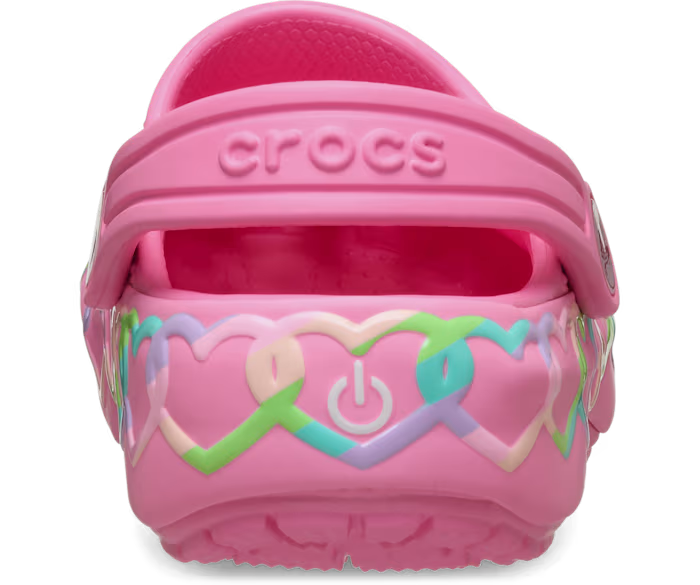 Crocs Toddler Classic Heart Lights Clog ALT160