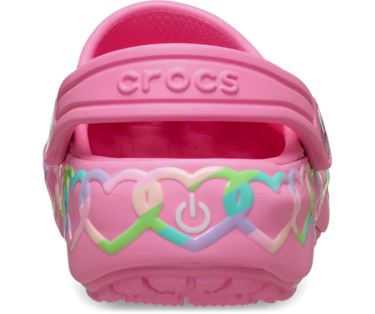 Crocs Toddler Classic Heart Lights Clog ALT160