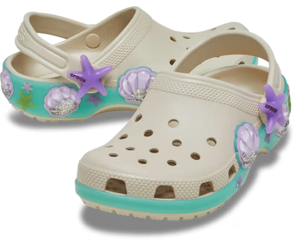 Crocs Kids' Classic Sea Sparkle Shaker Clog ALT110