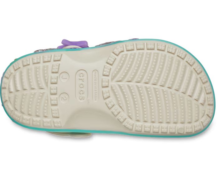 Crocs Kids' Classic Sea Sparkle Shaker Clog ALT130