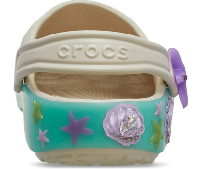 Crocs Kids' Classic Sea Sparkle Shaker Clog ALT160