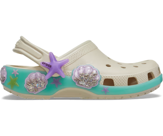 Crocs Toddler Classic Sea Sparkle Shaker Clog ALT100
