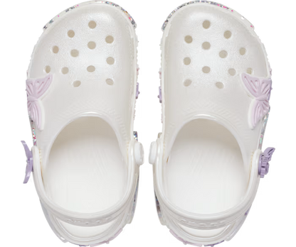 Crocs Toddler Classic Butterfly Sparkle Shaker Clog ALT120