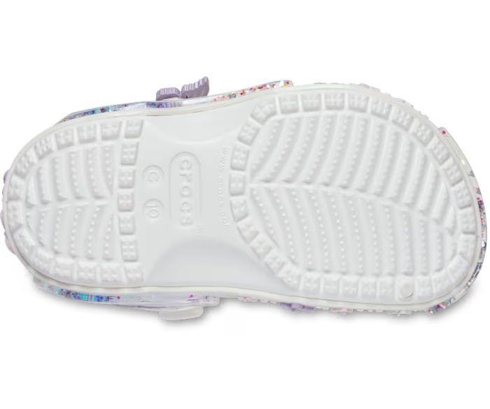 Crocs Toddler Classic Butterfly Sparkle Shaker Clog ALT130