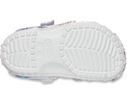 Crocs Toddler Classic Butterfly Sparkle Shaker Clog ALT130