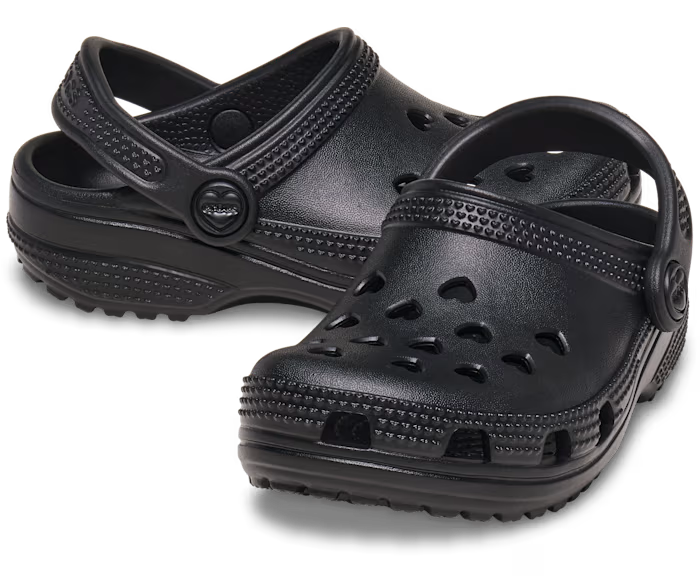Crocs Toddler Classic Hearts Cut Out Clog ALT110