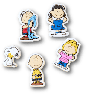 Peanuts Jibbitz 5-pack