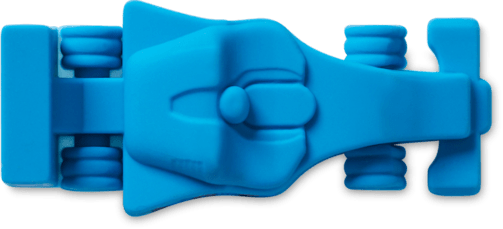 3D Blue Race Car