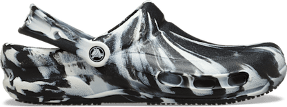 Bistro Marbled Work Clog - Black / White