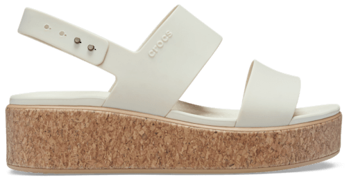 Brooklyn Low Wedge Cork Sandal - Frappé