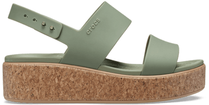 Brooklyn Low Wedge Cork Sandal - Cargo