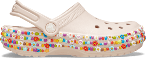 Kid's Classic Beaded Band Clog - Quartz