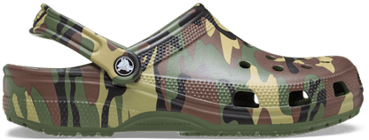 Classic Camouflage Clog - Army Green / Multi