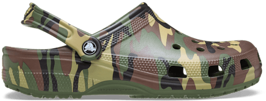 Classic Camouflage Clog - Army Green / Multi