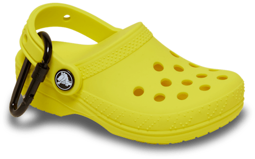 Classic Clog Pouch Bag Charm - Cyber Yellow