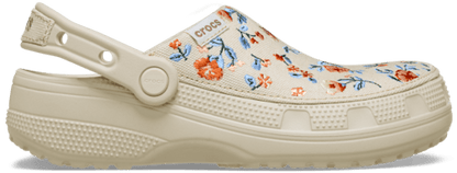 Classic Crafted Floral Clog - Frappé