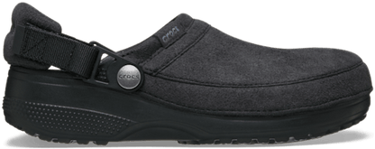 Classic Crafted Vegan Suede Clog - Black