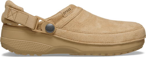 Classic Crafted Vegan Suede Clog - Cashew