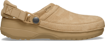 Classic Crafted Vegan Suede Clog - Cashew