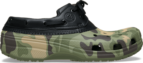 Classic Duck Camo Boat Shoe - Black/Cargo