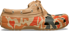 Classic Duck Camo Boat Shoe - Tan/Shocking Orange