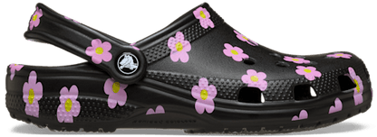 Classic Flower Clog - Black