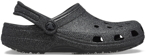 Classic Glitter Clog - Black Glitter