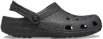 Classic Glitter Clog - Black Glitter
