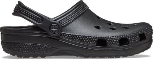 Classic Hearts Cut Out Clog - Black