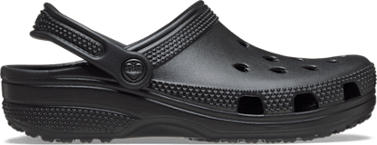 Classic Hearts Cut Out Clog - Black