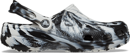 Classic Marbled Clog - White / Black