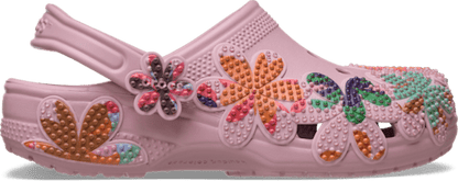 Classic Summer Beaded Clog - Mauve