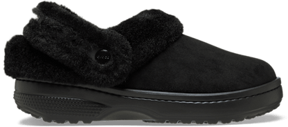 Classic Unfurgettable Vegan Suede Clog - Black