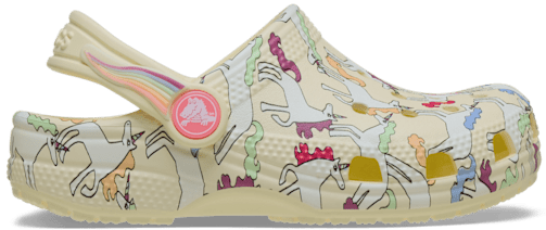 Toddler Classic Unicorn Graphic Clog - Yellow Light