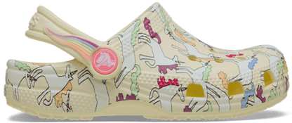 Toddler Classic Unicorn Graphic Clog - Yellow Light