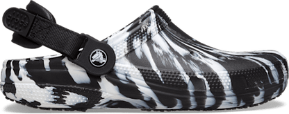 Classic Work Graphic Clog - Black / White