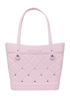 Medium Quilted Tote - Pink Milk